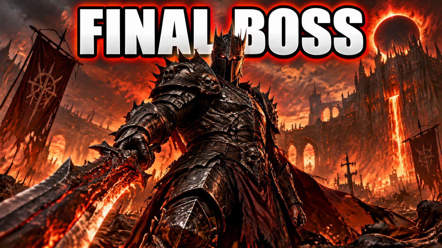Final Boss Showdown - AI-generated YouTube thumbnail