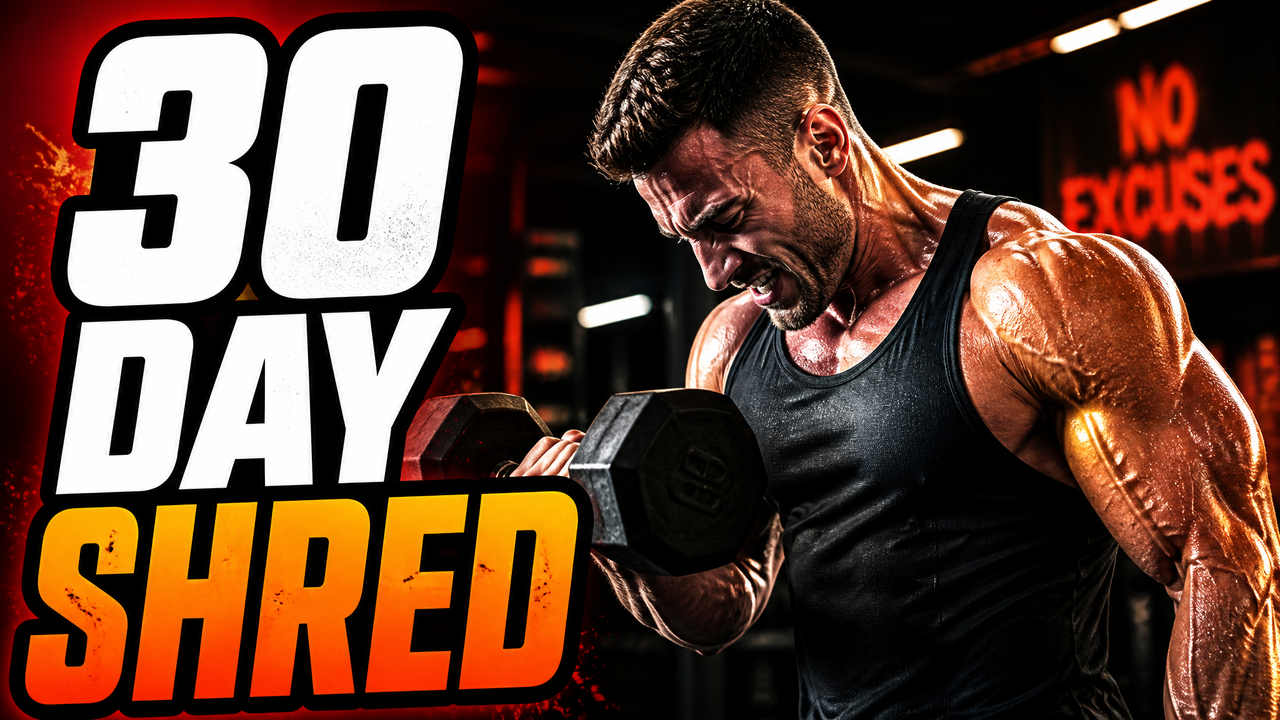 AI thumbnail: fitness workout challenge